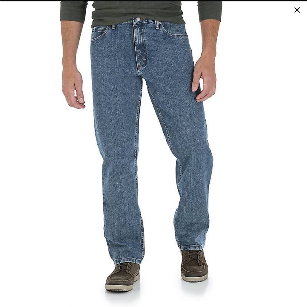 Wrangler Jeans Relaxed Fit Straight Leg SZ 42x30